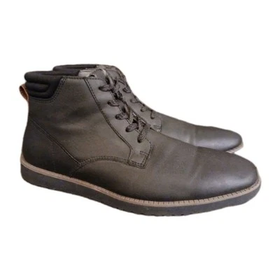 Zapatos Dr. Scholl's para Hombres Sindicato Negros Botines Planos Talla 8 Hechos por el Hombre Foto 1 de 4