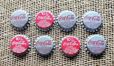 Lote de 8 tapas de botellas vintage de Coca Cola sin usar Foto 1 de 3