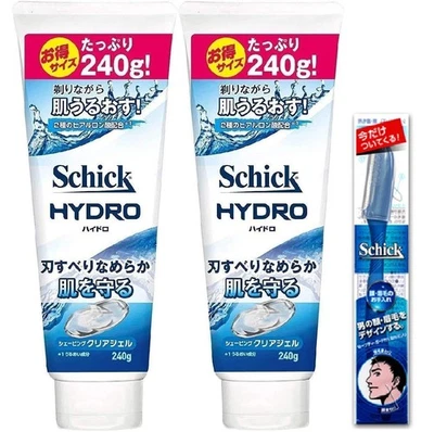 Schick Hydro Shaving Gel Razor Shaving Set 240 Grams (x 2) - Image 1 of 4