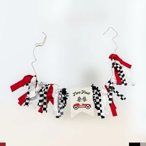 “Two Fast” Racing Themed Birthday Highchair Banner - Picture 1 of 1