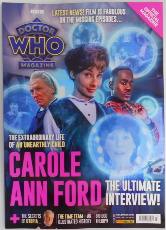 BBC Doctor Who Magazine Dec 2025 Carole Ann Ford interview: An Unearthly Child - Image 1 of 1