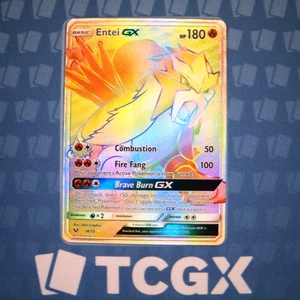 Pokemon - Entei GX (Secret) - 74/73 - SM Shining Legends - Holo - Secret Rare LP - Picture 1 of 1