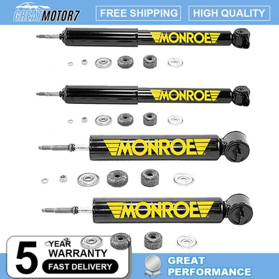 4x Kit Amortiguador Delantero Trasero Monroe para Mercedes-Benz 560SEL 5.6L 1986-1991 Foto 1 de 4