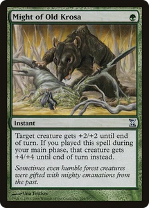 Might of Old Krosa #204 (MP) Time Spiral TSP Magic MTG - Picture 1 of 1