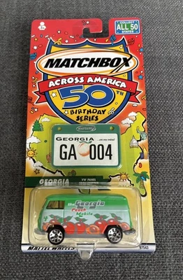Matchbox Across America 50th Birthday Georgia VW Panel Transporter Van - Image 1 of 3