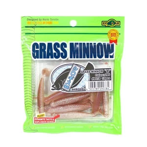 Ecogear Soft Lure Grass Minnow M 2-1/2 Inch 10 piece per pack 266 (0784) - Picture 1 of 6