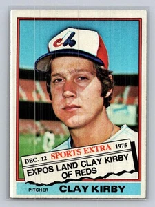 1976 Topps #579T Clay Kirby Traded - Picture 1 of 2