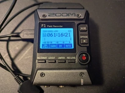 ZOOM F1 field recorder + Lavalier mic (Kaum Benutzt) - Bild 1 von 4