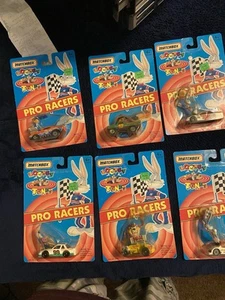 Matchbox Pro Racers Looney Tunes All 6 Models - Picture 1 of 7