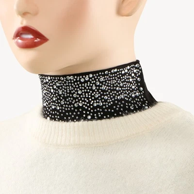 Modal Square Fake Collar Elastic Detachable Collar Solid Turtleneck High Collar - Image 1 of 4