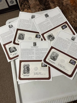 EARLY TV MEMORIES Postal Comm. Society FDC Aug 11, 2009  - LOT OF 5! - Image 1 of 4