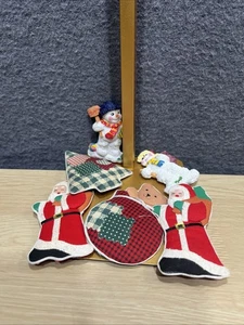 Lote de adornos imanes navideños vintage si 6 - Imagen 1 de 7