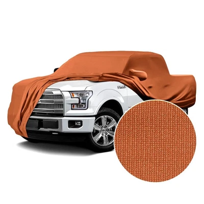 For GMC C1500 79-86 Satin Stretch Indoor Inferno Orange Custom Car Cover Foto 1 de 4