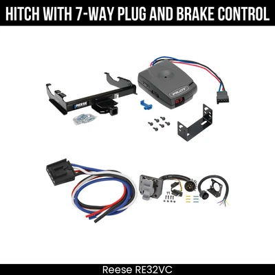 Hitch Tow PKG+ Brake Control For 63-87 Chevy GMC C/K 99-00 Ford F-350 Super Duty - Image 1 of 4