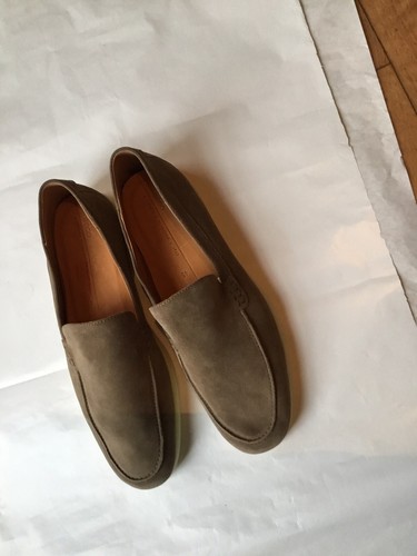 ECCO Mocassino slip on slip on pelle scamosciata da uomo slip on marrone taglia 11 5