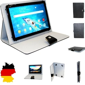 Tablet Hülle für Samsung Leder imitat Schutzhülle Tasche Cover 10,1 Zoll 7 zoll - Bild 1 von 22