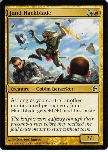 1x Jund Hackblade - LP - Alara Reborn - SPARROW MAGIC - mtg -  - Image 1 of 1