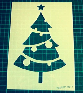 Christmas Tree Stencil Xmas Decor Template  - Picture 1 of 2