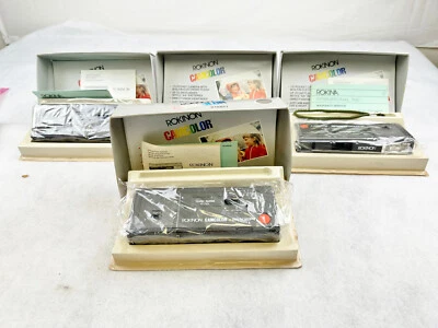 4 CÁMARAS DE BOLSILLO VINTAGE ROKINON CAMCOLOR 110 R11EFT CON FLASH - NUEVO STOCK ANTIGUO Foto 1 de 4