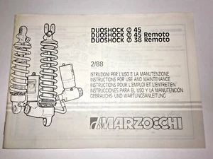 Marzocchi 2/88 Duoshock 45 45 Remoto 38 Remoto Maintenance Manual - Picture 1 of 3