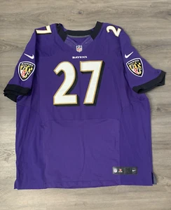 Genuine Used Nike On Field Elite Ray Rice Baltimore Ravens NFL Jersey 56 Men 3XL - Picture 1 of 10