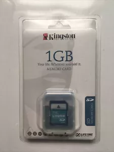 Kingston 1 GB SD Card (SD/1GBKR) - Picture 1 of 2