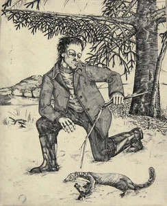 BALDWIN ZETTL - Marderfänger - Kupferstich - um 1975 - Picture 1 of 3
