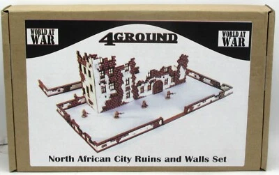4Ground 28S-MET-S3 North African City Ruins and Walls Set (World at War) Terrain - Image 1 of 4