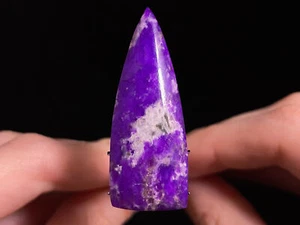 SUGILITE cabujón, triángulo, semigel, piedras preciosas, fabricación de joyas, cristales, 46012 - Imagen 1 de 3