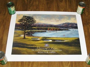 SHELLEY A. STAMPA COSTO "MORNING'S EDGE" 2010 U.S. OPEN (22" X 28") (FIRMATA) - Foto 1 di 2