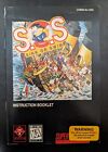 S.O.S. SOS Sink or Swim (Super Nintendo SNES)  +  Manual ONLY / Safe Shipping