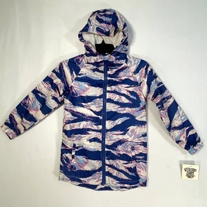 Black History Month Windbreaker Kids Small Pockets Hooded Multicolor Abstract - Picture 1 of 17