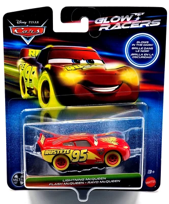 Disney Cars Glow in the Dark Leuchtet Im Dunkeln 1:55 Auto Lightning McQueen