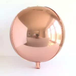 Brand New 32" Sphere Orb Round Balloons Rose Gold Spherical party balloon - Picture 1 of 3