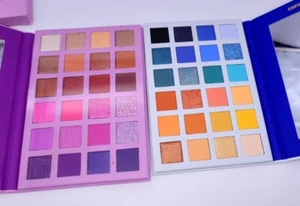 Lot of 2 Kara Beauty 24 Color Eyeshadow Palettes Mama de Flores Chica Enamorada - Imagen 1 de 8