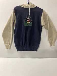 disney mickey mouse 1928 hoodie blue/tan (Size Medium) - Picture 1 of 6