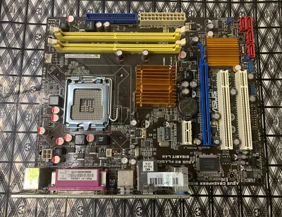 ASUS P5QPL-AM Intel G41 Motherboard LGA 775 DDR2 - Tested! - Image 1 of 4