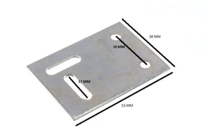 53mm X 38mm Stretcher Mending Bracket Plate 2 Holes 2 S/ Pack Ofs Pack Of 100 - Picture 1 of 1