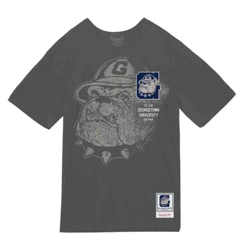 NWT Mitchell & Ness Georgetown Hoyas Tail grey Shirt sz M $75 Mens A13 Cover