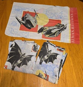 1992 dc comics batman returns twin sheet set - Picture 1 of 3