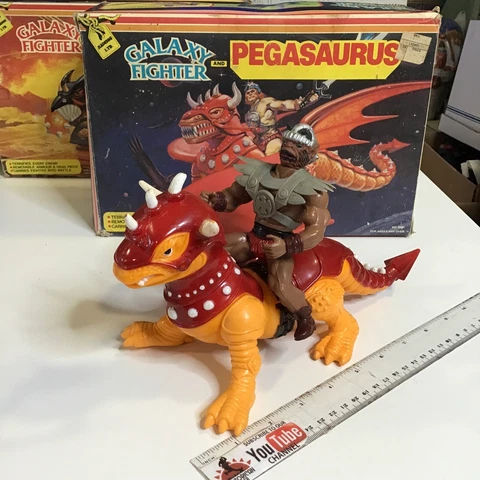MADISON 8804 GALAXY FIGHTERS PEGASAURUS & MACE APE MOTU knockoff HEMAN PARTS BOX Cover