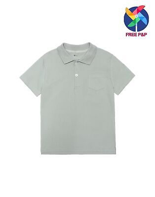 8 Polo Shirt Size 4Y Pique Cotton Slit Sides Made In Portugal • 6.72€