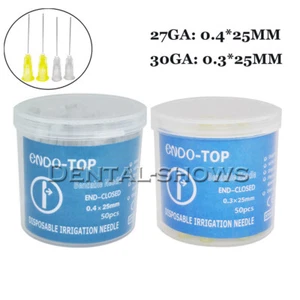 Dental desechable Endo-Top Irrigation Bendable Tip Endo-Closed 27GA/30GA - Imagen 1 de 11