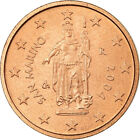 [#731432] San Marino, 2 Euro Cent, 2004, UNC-, Copper Plated Steel, KM:441