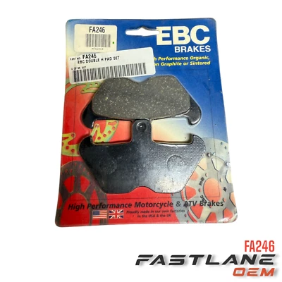 JUEGO PASTILLAS FRENO EBC BMW K1200 NUEVO RECAMBIO FA246 Foto 1 de 4