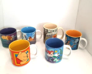 Disney Coffee Mugs Assorted Set of 6 NWOT - Picture 1 of 3