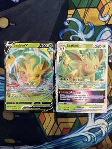 Leafeon VSTAR 014/159 Crown Zenith Holo Leafeon V 007 Evolving Skies - Bild 1 von 2