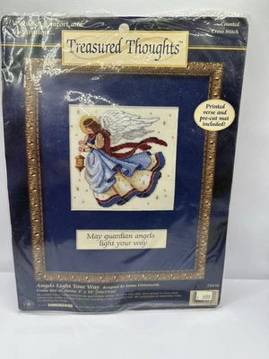 Dimensions Counted Cross Stitch Kit 72430 Guardian Angel Treasured Thoughts  NEW - Image 1 of 3