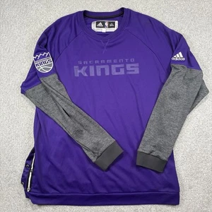 Adidas Swingman Sacramento Kings Warm-Up Shirt Mens Large NBA Long Sleeve 3XL - Picture 1 of 7
