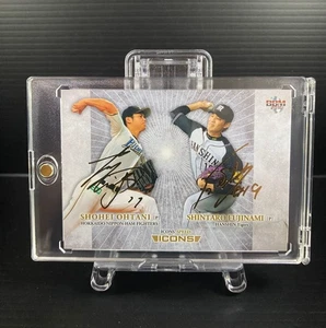 2016 BBM Icons Speed Shohei Ohtani Shintaro Fujinami Facsimile Auto /90 Japanese - Picture 1 of 13